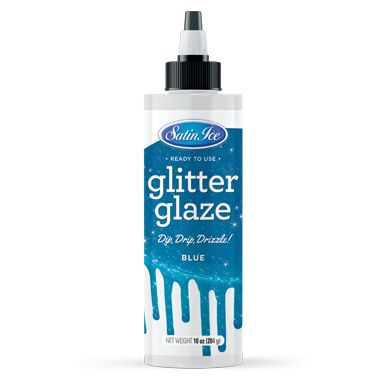 Blue Glitter Glaze 10 oz ~ Case of 6 Bottles