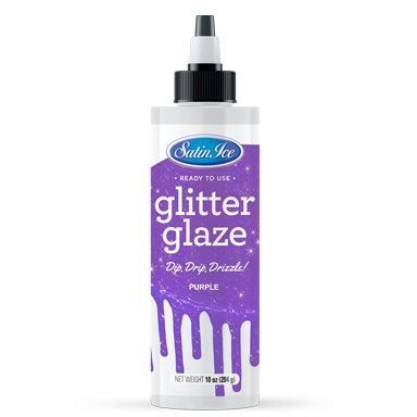 Purple Glitter Glaze 10 oz ~ Case of 3 Bottles