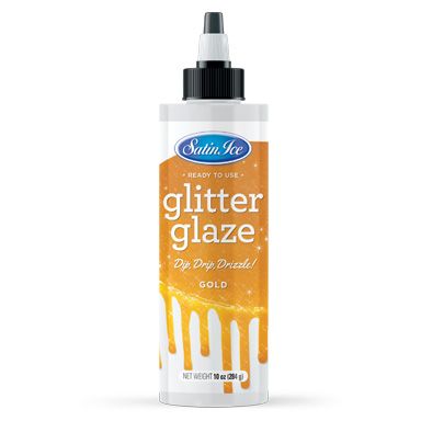 Gold Glitter Glaze 10 oz ~ Case of 6 Bottles