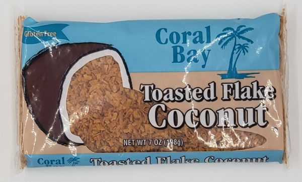 Toasted Flake Coconut 7 oz Bags ~ 12 Count