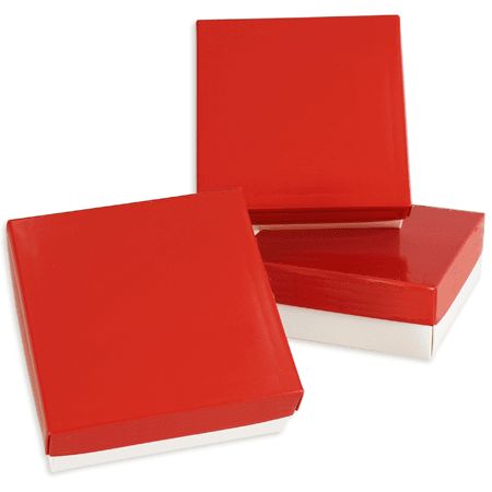 Red 8 oz Square Cover ~ 250 Count