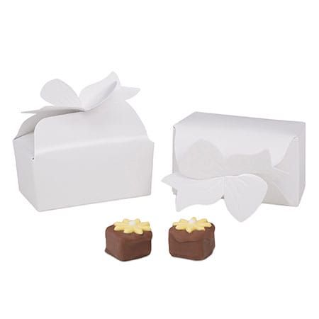 Small White Bow Box ~ 25 Count