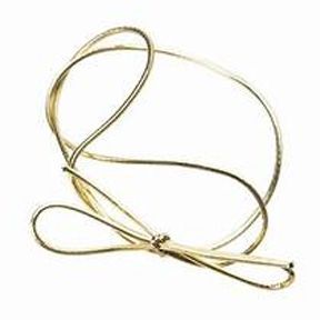 Gold 32" Stretch Loops ~ 50 Count