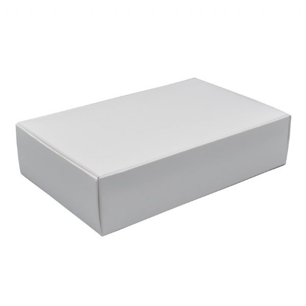 1-1/2 lb White 2-Layer Box  ~ 25 Count