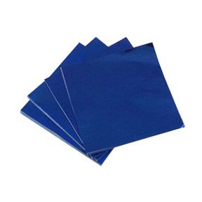 3-1/4" Dark Blue Foil Squares ~ 500 Count