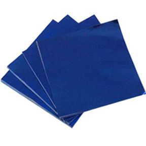 6" Foil Squares ~ Dark Blue