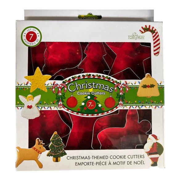 Christmas Cookie Cutter Set  7 Pieces