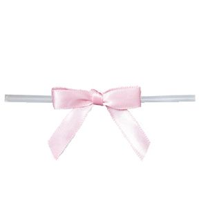 Small Light Pink Bow on Twistie ~ 250 Count