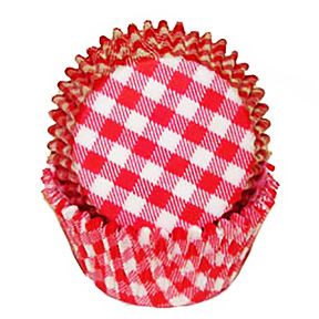 Red Gingham Print Standard Cup ~ 500 Count