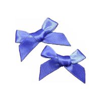 3/8" Lavender Satin Ribbon Bows ~ 1-3/4" Head