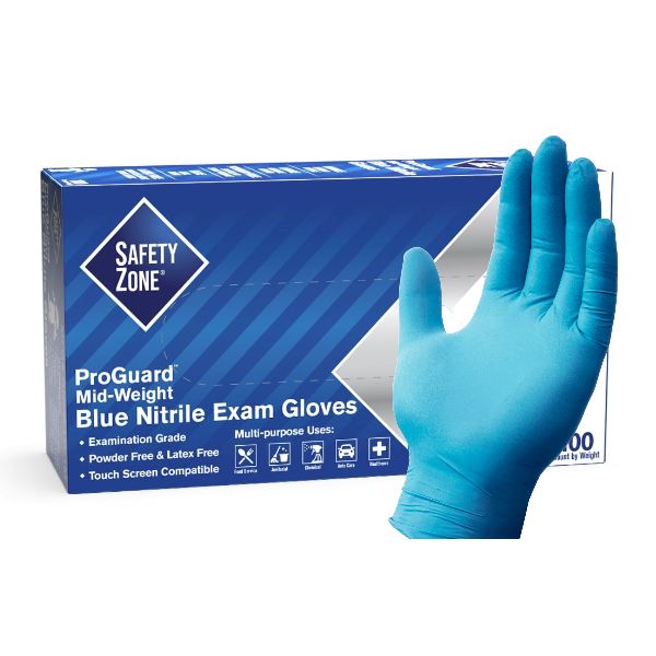 Nitrile Medium Latex & Powder Free Gloves ~ 100 Count