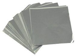 6" Foil Squares ~ Silver