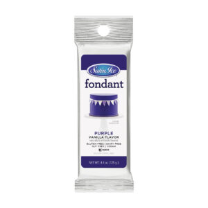 Satin Ice Purple Vanilla Fondant 4.4 oz ~ 12 Count