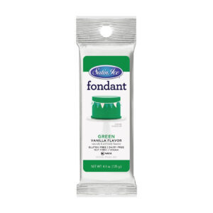Satin Ice Green Vanilla Fondant 4.4 oz ~ 12 Count