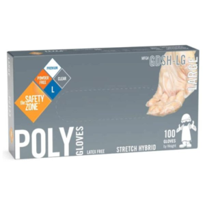 Micro-Textured Stretch Hybrid LG Latex Free Gloves ~ 100 Count