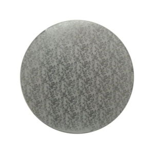 16" Round Silver Cake Drum 1/2" Wrapped