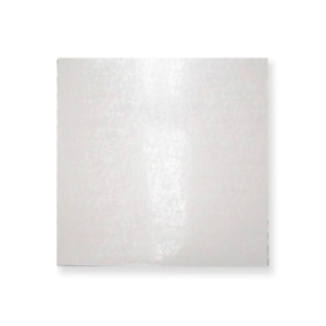 16" Square White Cake Drum 1/2" Wrapped