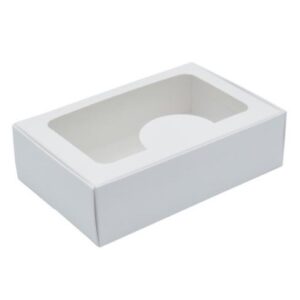 1/2 lb White Box with Window ~ 25 Count