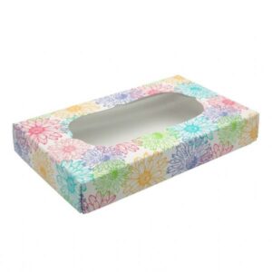 1/2 lb Spring Flowers 2-Piece Box w/Window ~ 25 Count