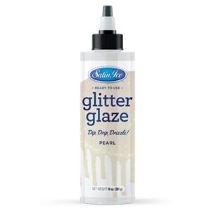 Pearl Glitter Glaze 10 oz ~ Case of 3 Bottles