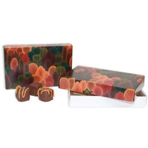Colorful Trees 1/2 lb Rectangular 1 Layer Cover ~ 25 Count