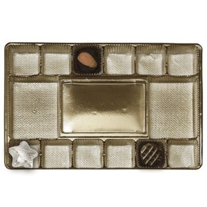 Gold 1lb Rectangular Tray ~ 15 Cavities