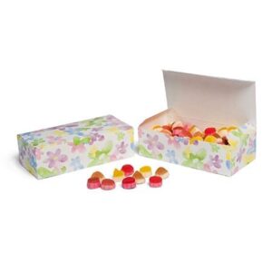 Watercolor Daisy Print 1 lb Rectangular Box ~ 25 Count