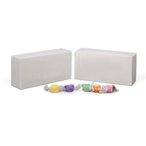 White 1 lb Rectangular Box
