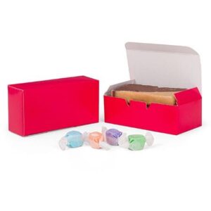 Red 1/2 lb Rectangular Box ~ 25 Count