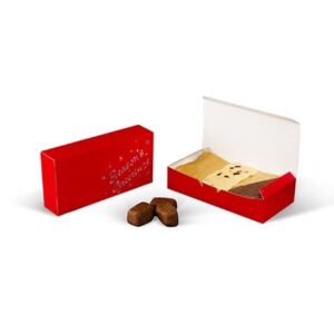 Red w/"Seasons Greetings" ~ 2# Rectangular