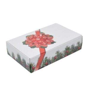 1-1/2 lb Bow & Berries 2-Layer Box ~ 25 Count