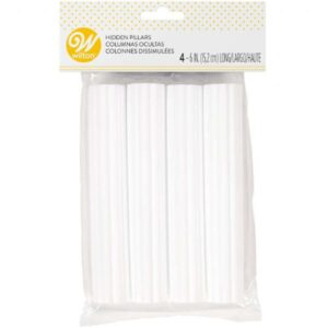 Wilton 6" Hidden Pillars, 4 Pieces