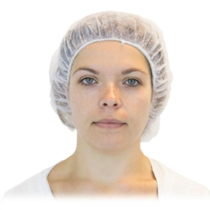 White Boufant Cap ~ 100 Count