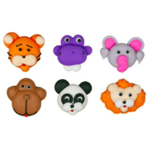 Safari Animal Faces Assorted 1-1/2