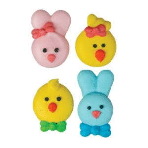 Bunny & Chick Faces ~ 1-1/4"