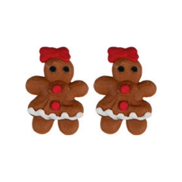 Tiny Gingerbread Girl ~ 7/8"