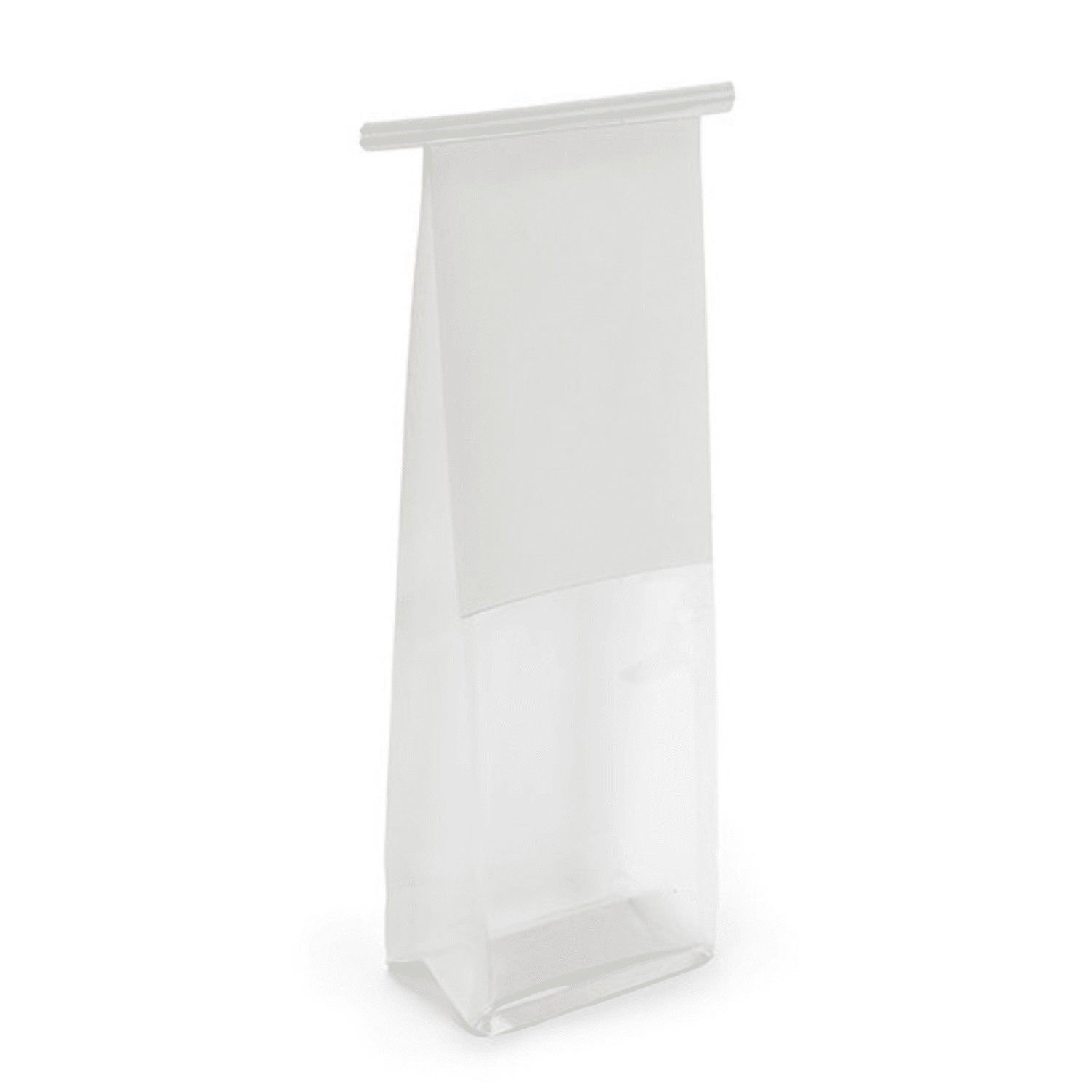 Small White Box Bottom Bags with Clear Window & Tin Tie ~ 100 Count - Image 2
