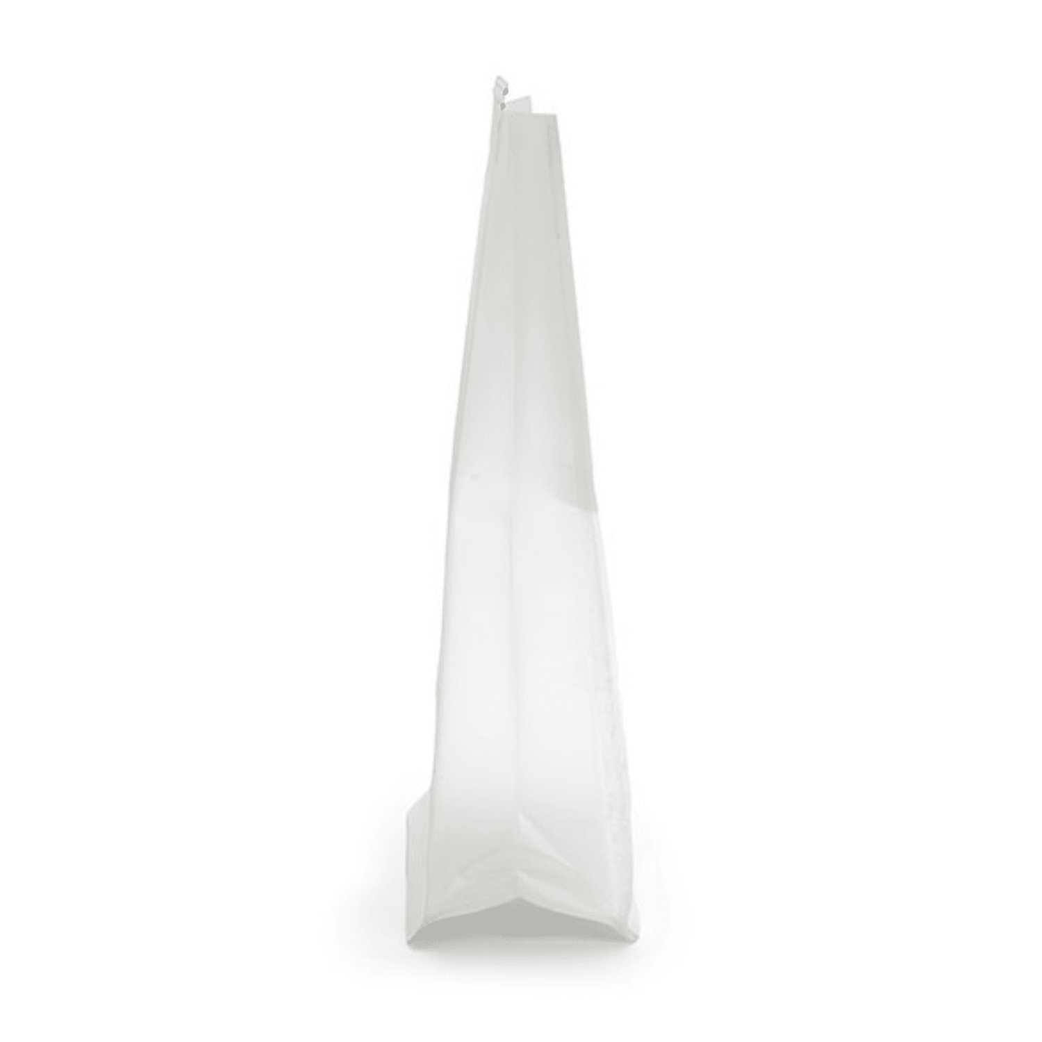 Medium White Box Bottom Bags with Clear Window & Tin Tie ~ 100 Count - Image 3