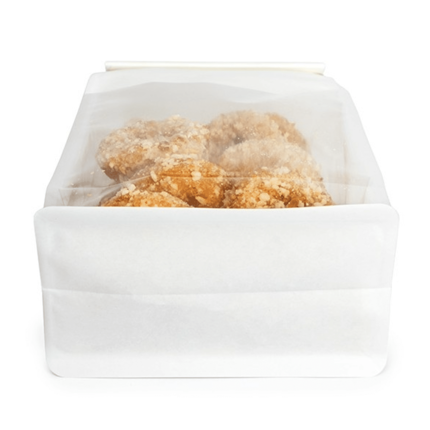 Large White Box Bottom Bags with Clear Window & Tin Tie ~ 100 Count - Image 4