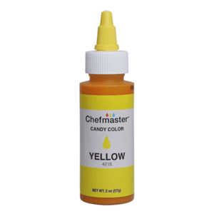 Yellow 2 oz Liquid Candy Color