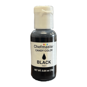 Black .64 oz Liquid Candy Color