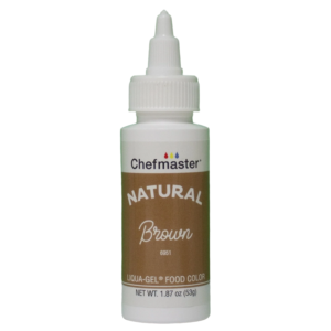 Natural Brown Liqua-Gel® Liquid Food Coloring 1.8 oz.