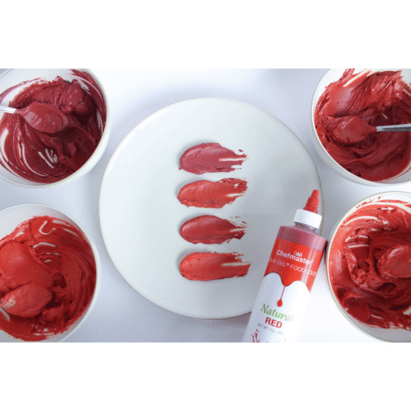 Natural Red Liqua-Gel® Liquid Food Coloring 1.8 oz. - Image 2