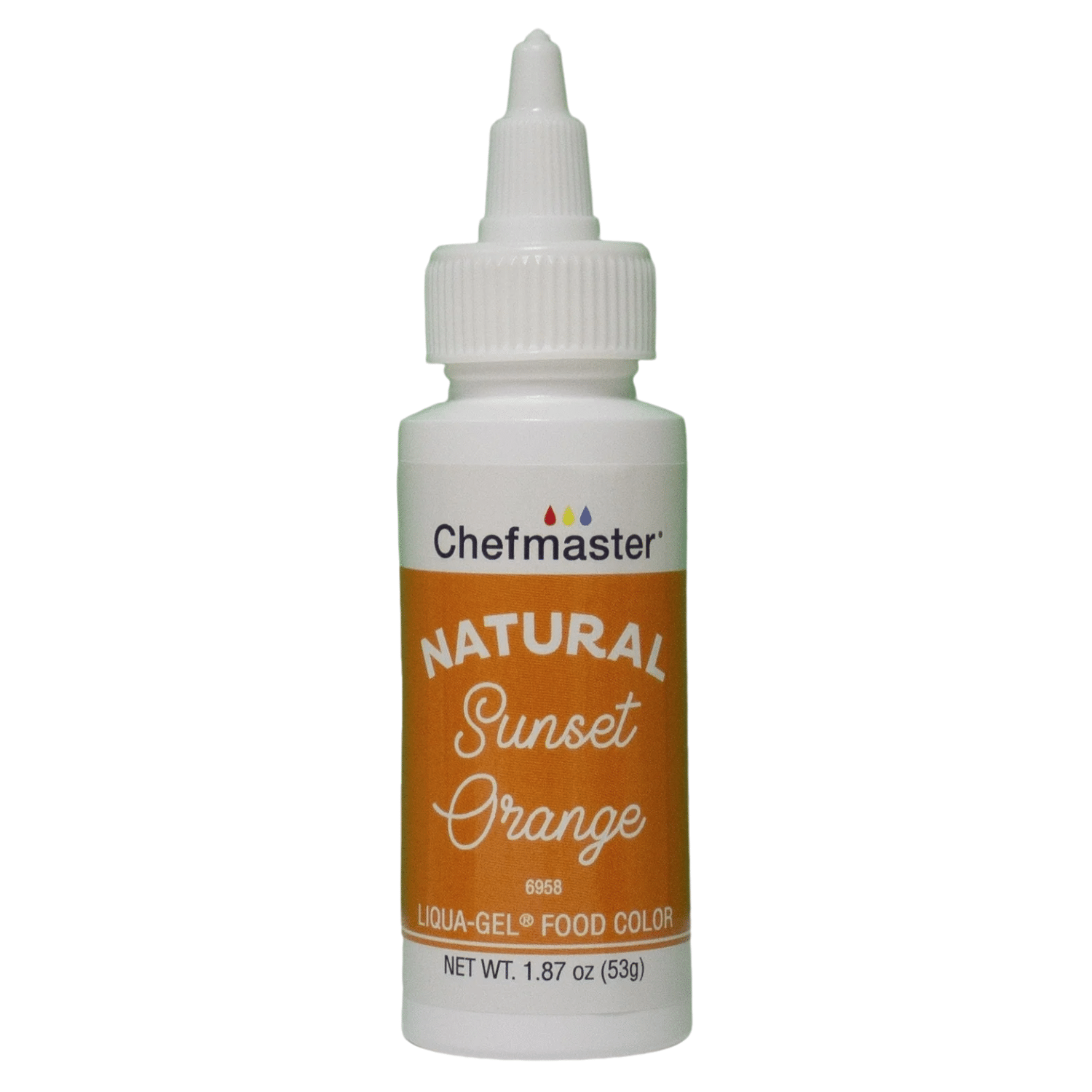 Natural Sunset Orange Liqua-Gel® Liquid Food Coloring 1.8 oz.