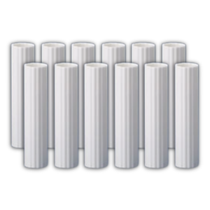 Stacked Cake Tubes 6" ~ 12 pieces