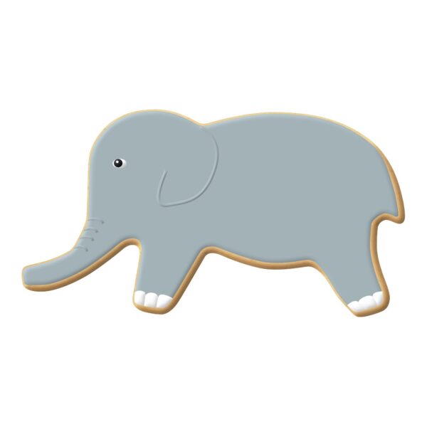 Elephant Cookie Cutter 4" - Image 2