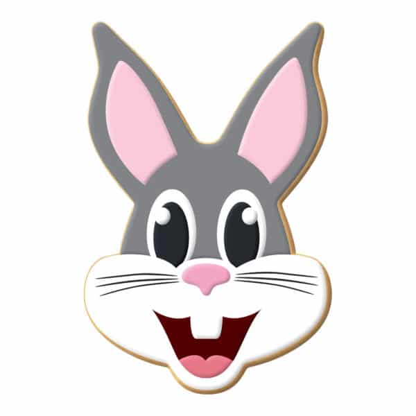 Bunny Rabbit Face Cookie Cutter 3-3/4" - Image 2