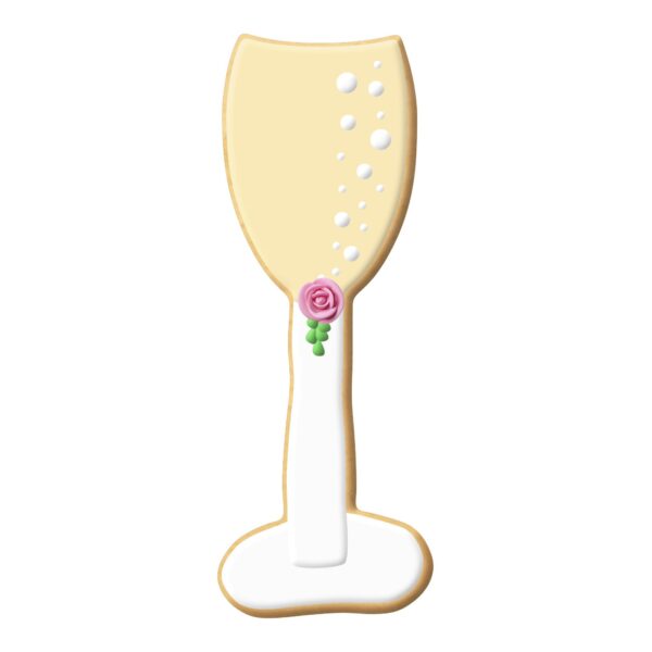Champagne Glass Cookie Cutter 5" - Image 2