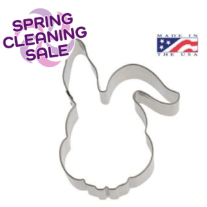 Floppy Earred Bunny Head Cookie Cutter 4"