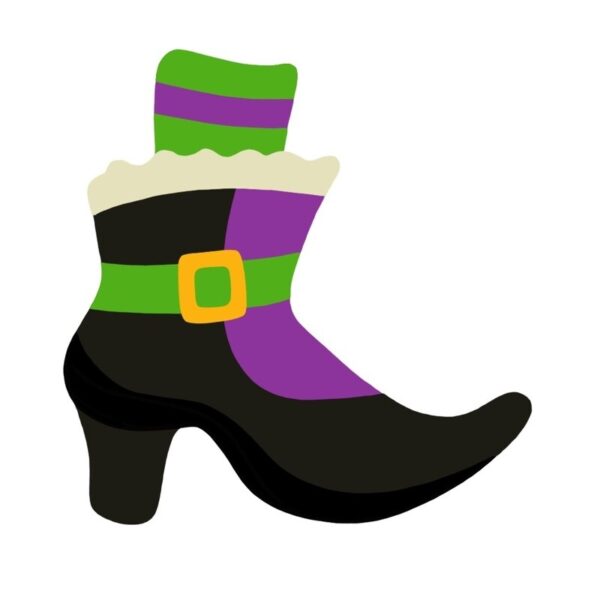 Witch Shoe Cookie Cutter 3-3/4" - Image 2